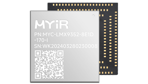 型番：MYC-LMX9131-8E1D-140-I（CPU Type： i.MX 91）